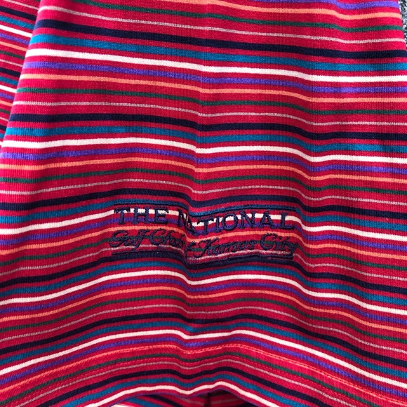 Fairway And Greene Red Stripe Golf Shirt Size L - Picture 3 of 6